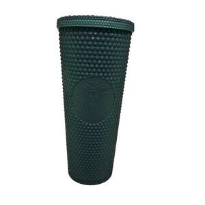 NWOT Starbucks 2022 Venti Green Soft Touch Jelly Studded Cold Tumbler 24 oz